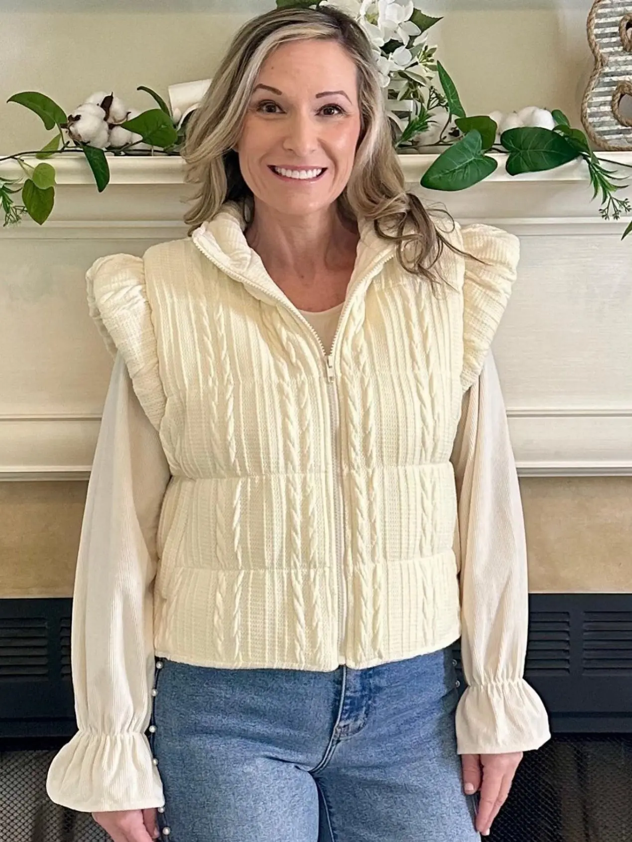 Poppy Quilted Vest - TikTok Shop