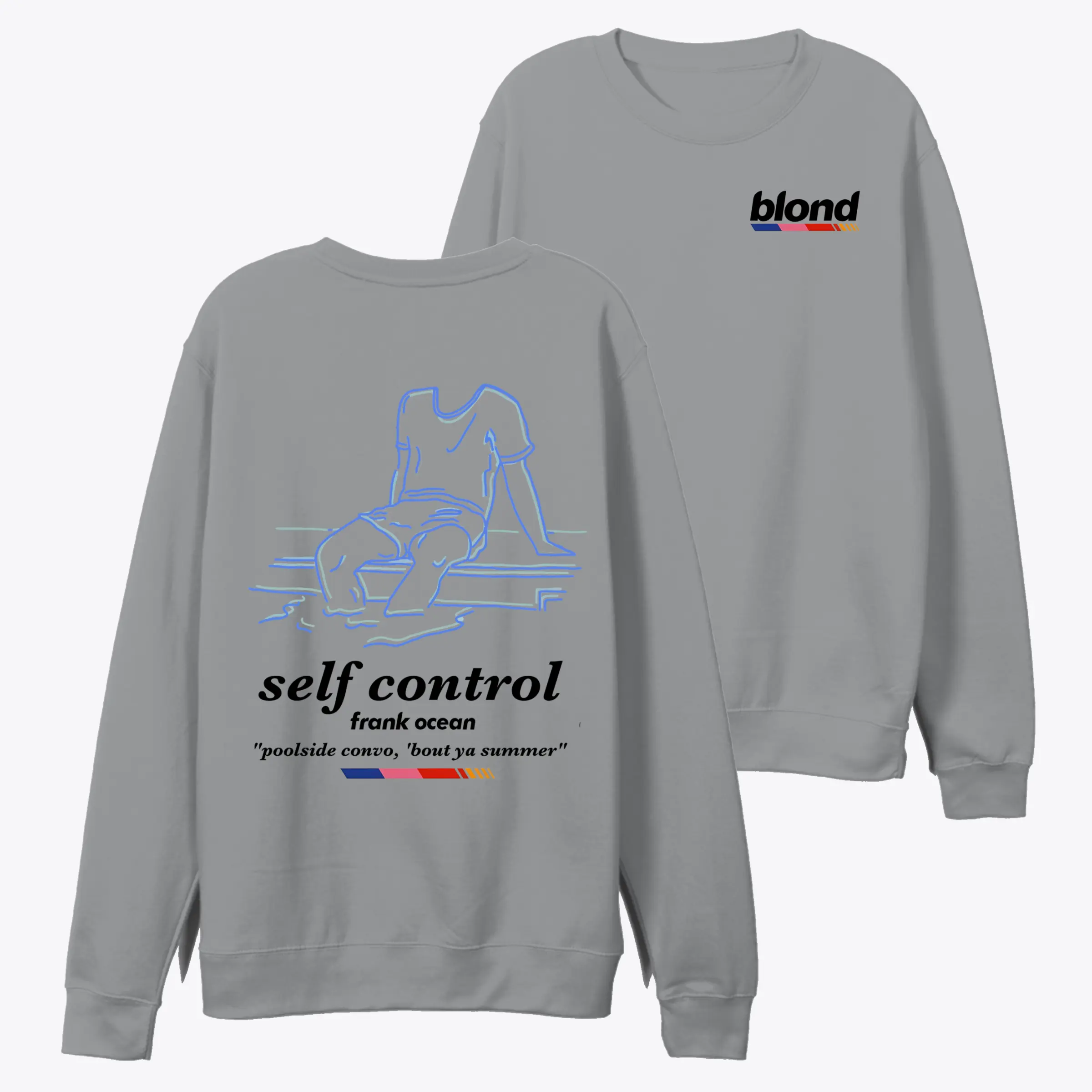 Unisex Sweatshirt - Frank Ocean BLOND SELF-CONTROL Shirt Fashion Menswear