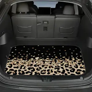 1 piece car trunk pad, leopard print design non-slip and easy to clean, ideal for pet owners, perfect for family and friends travel, holidays and birthday gifts, travel essentials, non-slip trunk pad