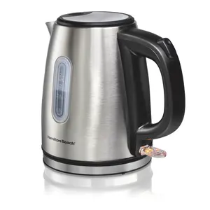 Hamilton Beach Stainless Steel Kettle, 1.2 Liter, 5 Cup Capacity, Ultra-Fast Heating, Auto Shutoff