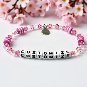 Funfetti Pink Custom Bracelet