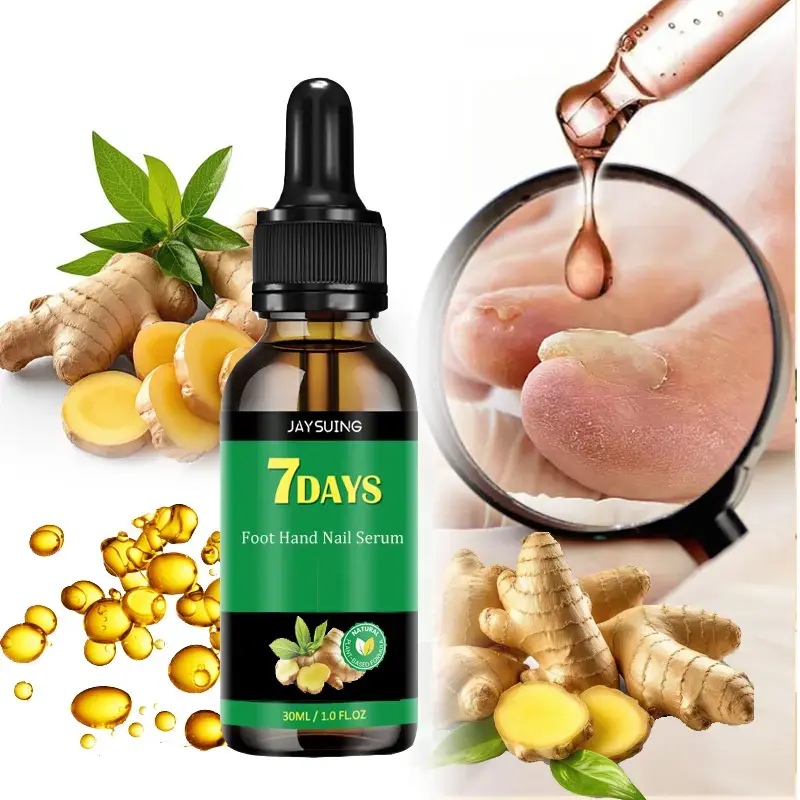 JAYSUING Ginger Nail Oil Serum - 30 mL Moisturizer for Hand and Toenail Care, Daily Manicure Use, Natural Outdoor-Friendly Formula