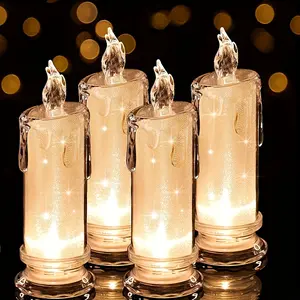 2/4/6 LED Flameless Candles, Battery Operated, Decorative Lighting, Perfect for Home Parties, Weddings, Birthdays, Bedroom Decor, Halloween, Christmas Gifts