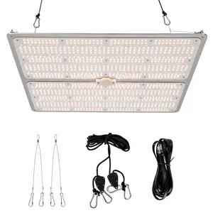 600W LED Grow Light Full Spectrum with Red & IR, Dimmable Quantum Board Plant Light for Indoor Plants Seedling, Veg and Bloom, 11.81×35.43in, 120V US Plug