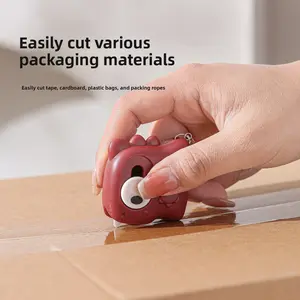 Cute Dinosaur Magnetic Ceramic Box Opener Safe Package Opening Tool Cut Various Packaging Materials Mini Portable Utility Knife Carton Box Unpacking Tool Unique Design