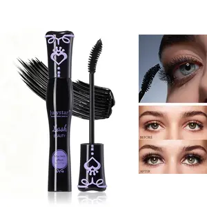Dense Mascara, Buildable Formula, Long-Lasting Non-Smudge, Easy Removal, Lengthens & Thickens Lashes, Volumizing Fan Effect, Voluminous Lengthening Mascara