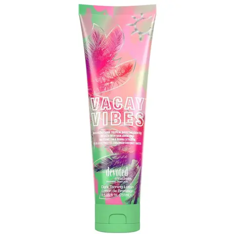 Devoted Creations Vacay Vibes Dark Tanning Lotion 8.5 oz Body Care Coconut