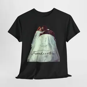 Frankenstein 2025 T-Shirt, Movie Poster Gothic Literature Art Elizabeth and the Creature Shirt, Unisex Apparel