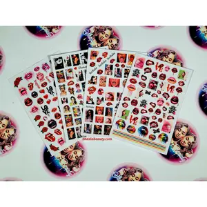4pc~Valentine Baddie Nail Sticker Bundle2