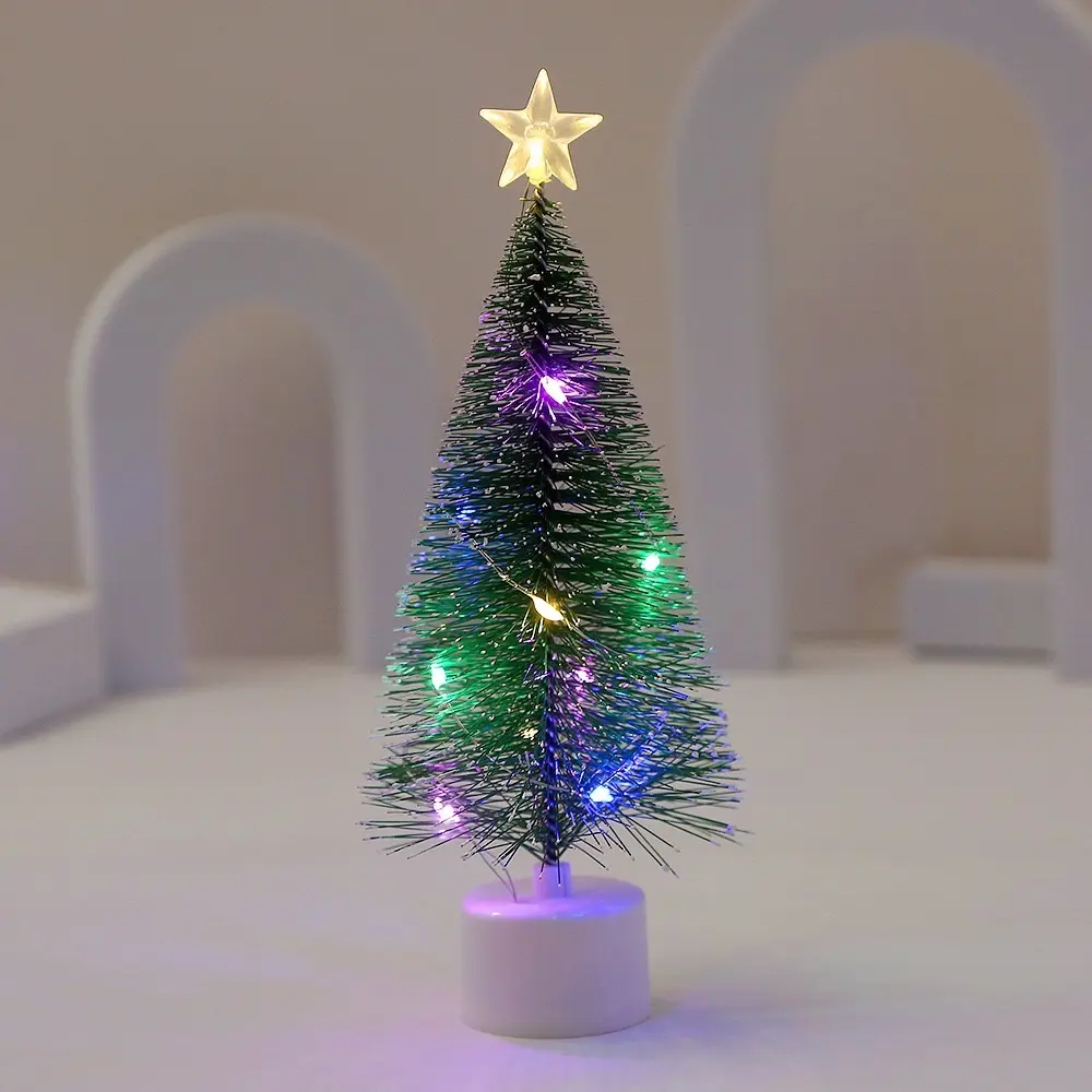 Mini Lighted Tabletop Christmas Tree Christmas Decorations