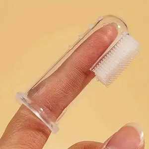 5pieces Pet Finger Cots Toothbrush - Gentle And Safe Teeth Care Suitable For Dogs And Cats - Easy-To-Use Cleaning Solution To Improve Oral Health - Perfect For Small Pets