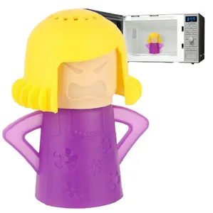 Angry Mom Microwave Steam Cleaner - Natural and Easy Cleaning Solution for Utensils Kitchen Appliance, Chemical-Free Cleaning Valentine's Day Gift
