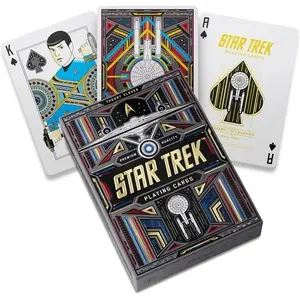theory11 Star Trek Dark Premium Playing Cards, Poker Size Standard Index, Luxury Playing Cards