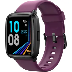 Smart Watch, Touchscreen Fitness Tracker with Heart Rate & SpO2 Monitor, Sleep Tracking, IP68 Waterproof Pedometer Smartwatch Compatible with iPhone and Android Phones for Women Men