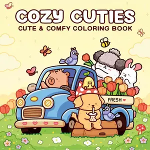 Suitable For Adults And Children, Bold And Easy To Use, Minimalist Design, Cute Coloring Book. Can Be Used As Christmas, Halloween, Birthday Gift, Student Supplies, Essential For Hand