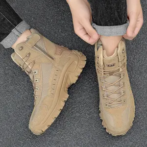 5.AA Unisex All-Season High-Top All-Scene Outdoor Sports Casual Shoes, Lightweight Breathable Non-slip Hiking Shoes, Hiking Boots, Desert Bo Fashionable Walking Shoes, Combat Boots, Jungle Off-Road, Daily Versatile, Cycling Motorcycle Boots