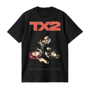 TX2 Vintage Style Tee – Edgy Emo Rock Band Graphic T-Shirt