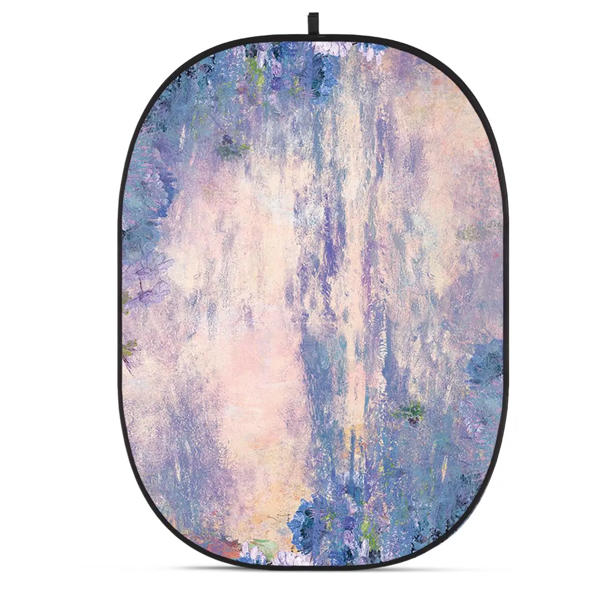 New Glow CBA-PF0001 Portable 5x6.5' Fabric Collapsible Camera Backdrop, Floral Painting Accessory for Photographers, Essential Camera Accessories