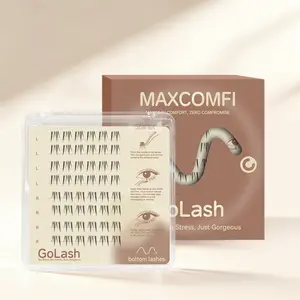 Bottom Lashes | Maxcomfi Individual Lower Lashes , Natural Under Eye False Lashes , Comfortable False Eyelashes for Makeup Application