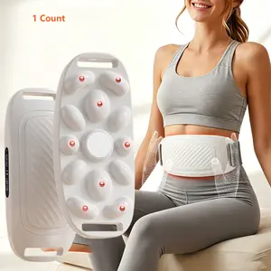 Electric Abdominal Massager, Menstrual Heating Massage Device 3 Temperature Settings, Period Cramps, Belly Waist Massager