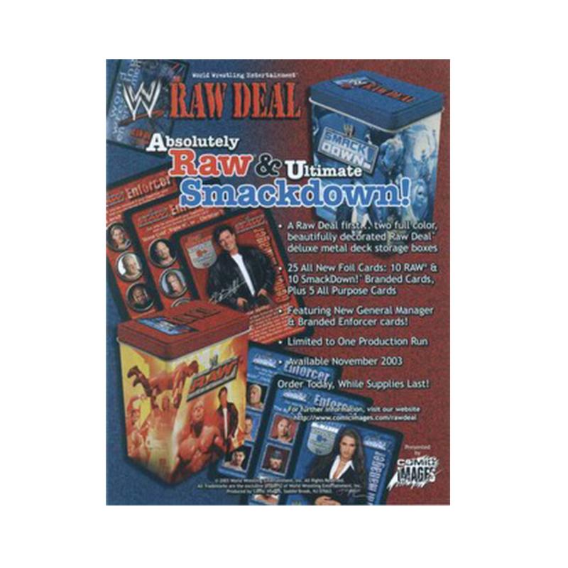 WWE Raw Deal Absolutely Raw/Ultimate SmackDown Tin set