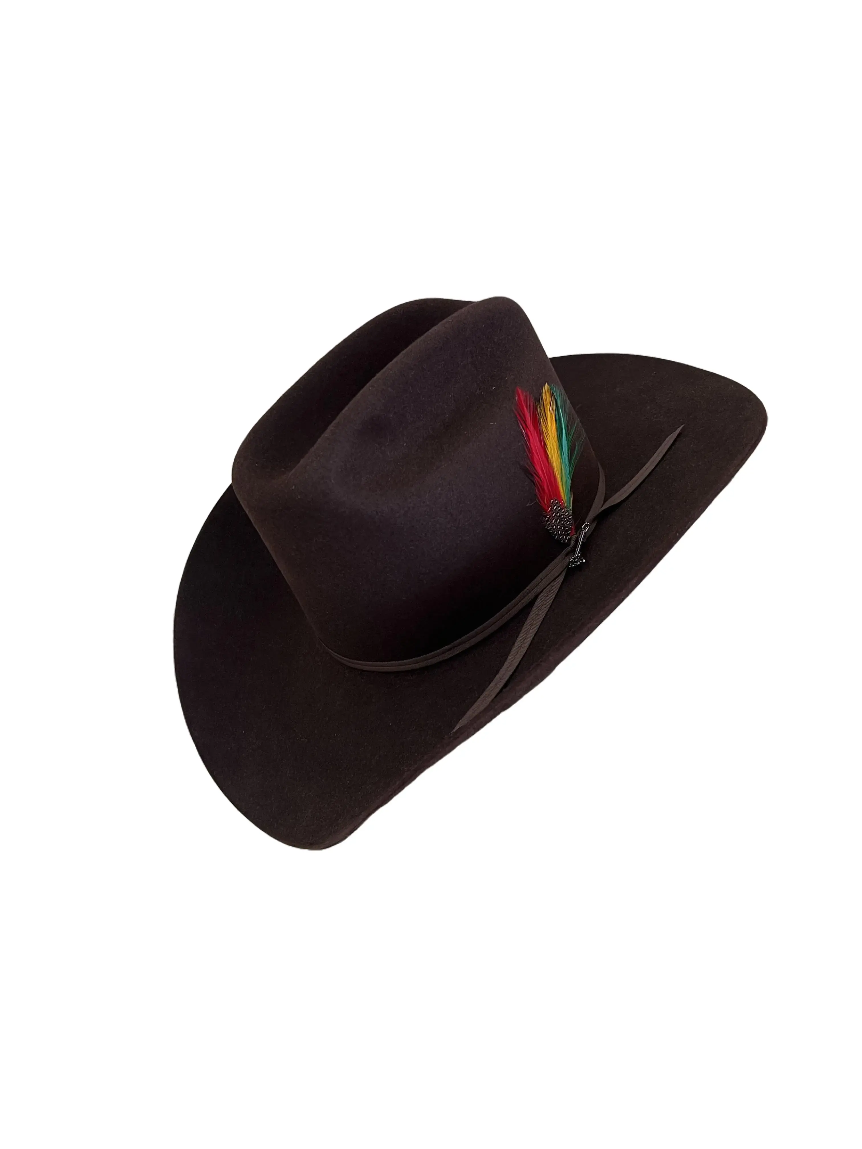 Chocolate - Stetson, 6x Rancher Brim 4" Western Felt Cowboy Hat