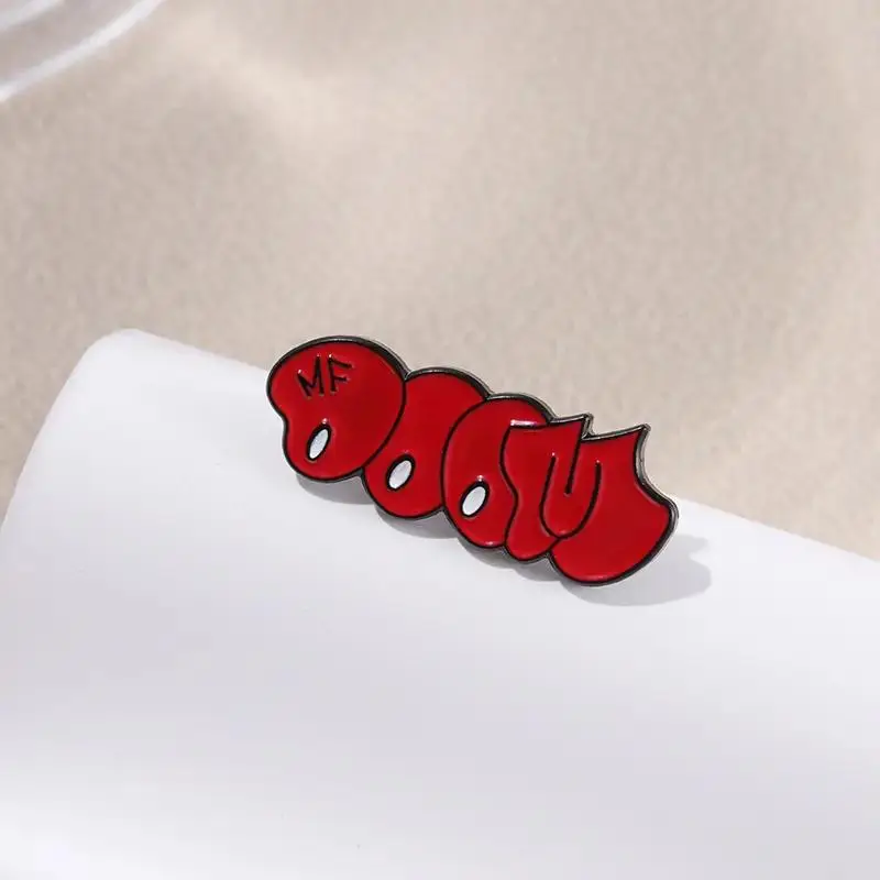 Creative Hip Hop Music Style Enamel Brooch Pin, Fashionable Badge for Clothes Backpack Hat, Music Accessories