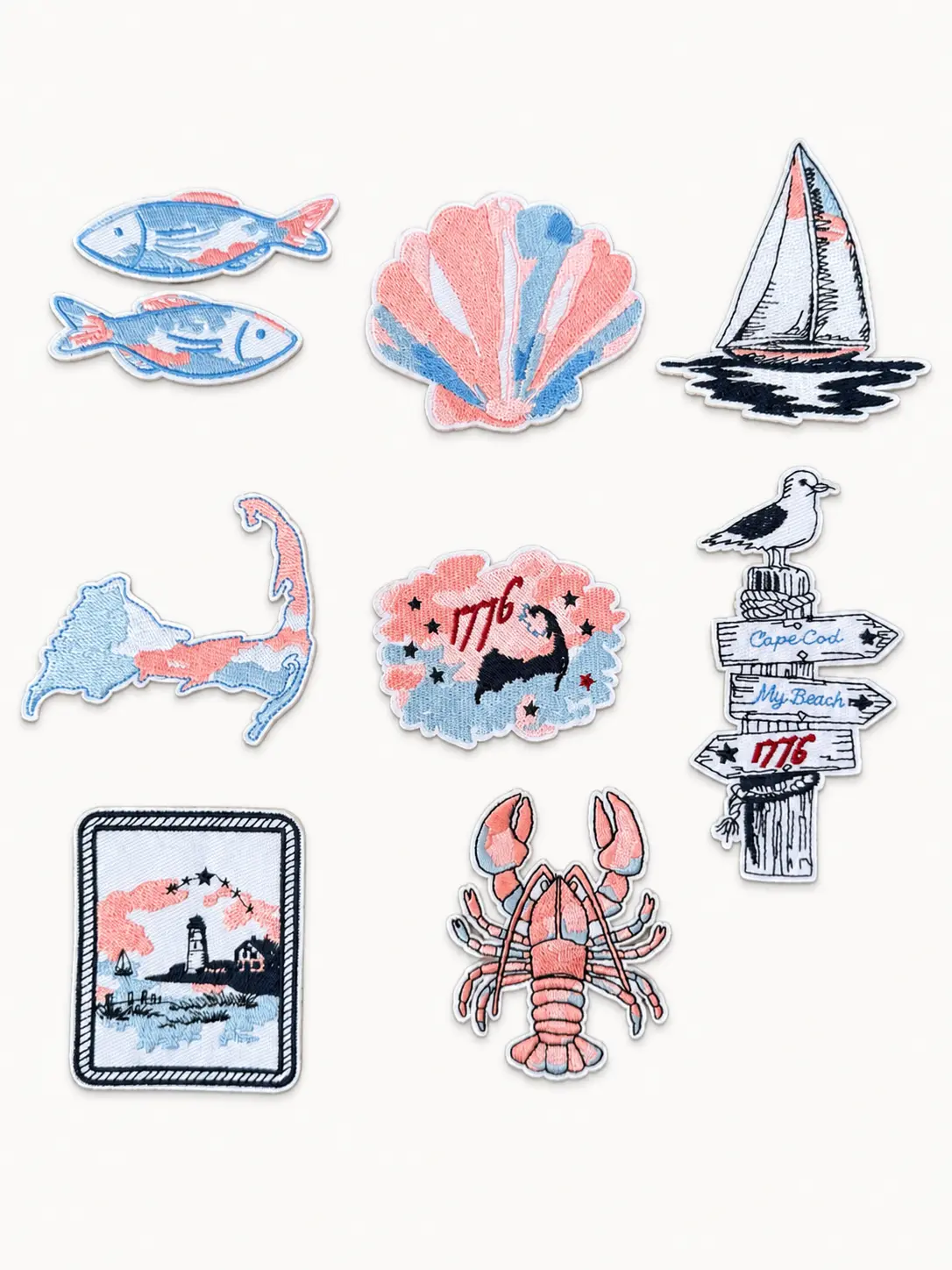 Americana Cape Cod Patches