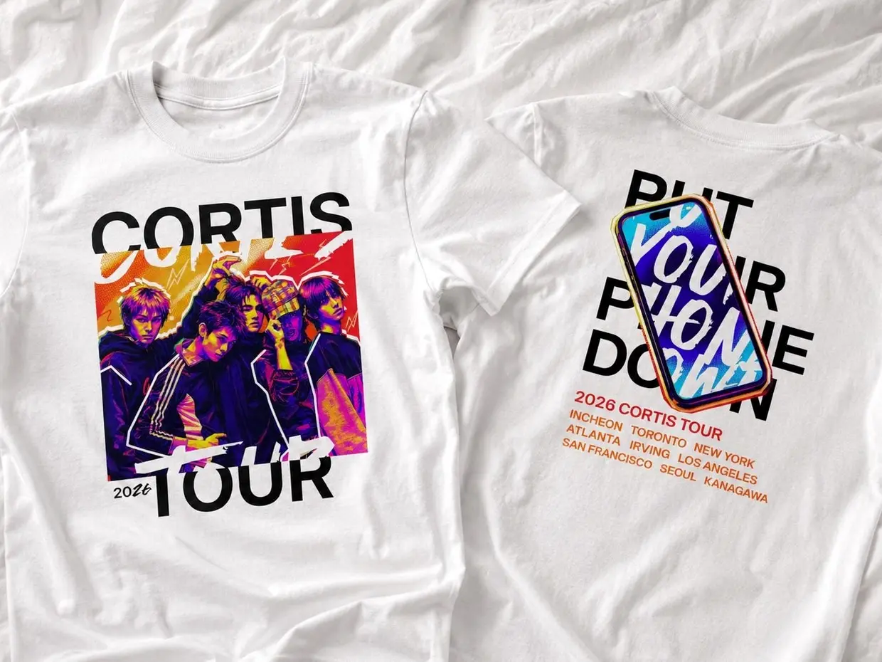 Cortis Tour 2026 Shirt, Vintage Band Graphic Tee, Double-Sided Music Fan T-Shirt, Unisex