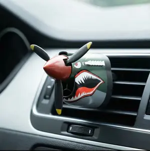 P-40 Warhawk Cologne Shape Car Air Freshener, Vent Clip,Car Accessories for Men to Enjoy your Drive Pleasure, Long Lasting, Odor Eliminator.