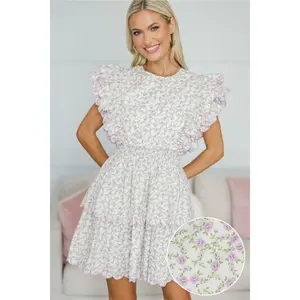 NURSING COLLECTION: Keep You Close Lavender Floral Dress