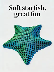 3D Printed Starfish Statue, Cute Animal Action Figure, 26cm+16cm Stress Relief Toy, Flexible Decompression Doll for Home Office Decor, Ornaments