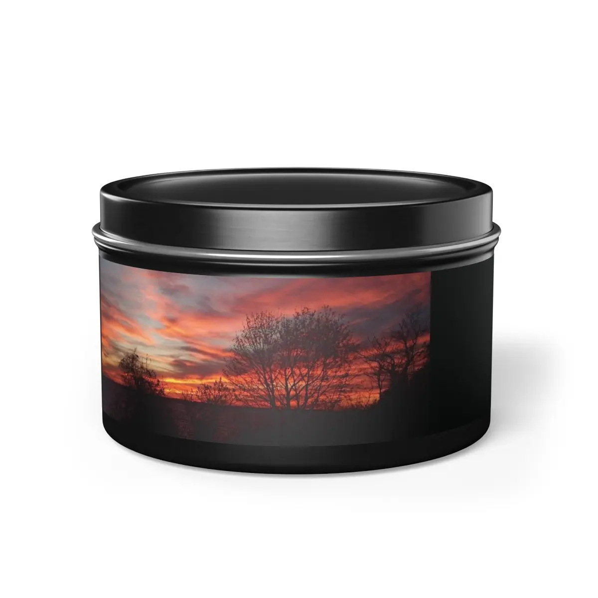 Relaxation Spa Sunset Candle, Scented Aromatherapy candle, Self care gift, Anniversary Gift Decor Wick Fragrance Photo Tin