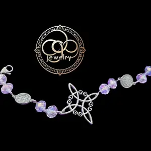 Witch knot and San Benito artesanal bracelet
