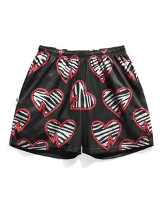 Shawn Michaels HBK King of the Ring 1995 Retro Mesh Shorts – WWE Wrestling Athletic Shorts for Men | Officially Licensed Wrestling Gym & Streetwear Shorts | Lightweight Breathable Activewear for Training & Everyday Wear