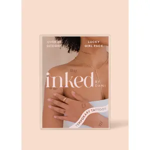 Lucky Girl Temporary Tattoo Pack