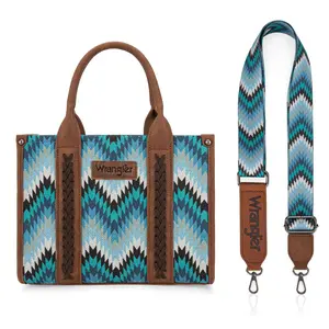 Wrangler Southwestern Pattern Dual Sided Print -Crossbody
