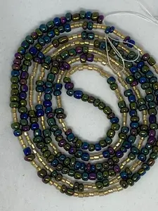 Earth+babe One 2strand tie on Waistbeads.