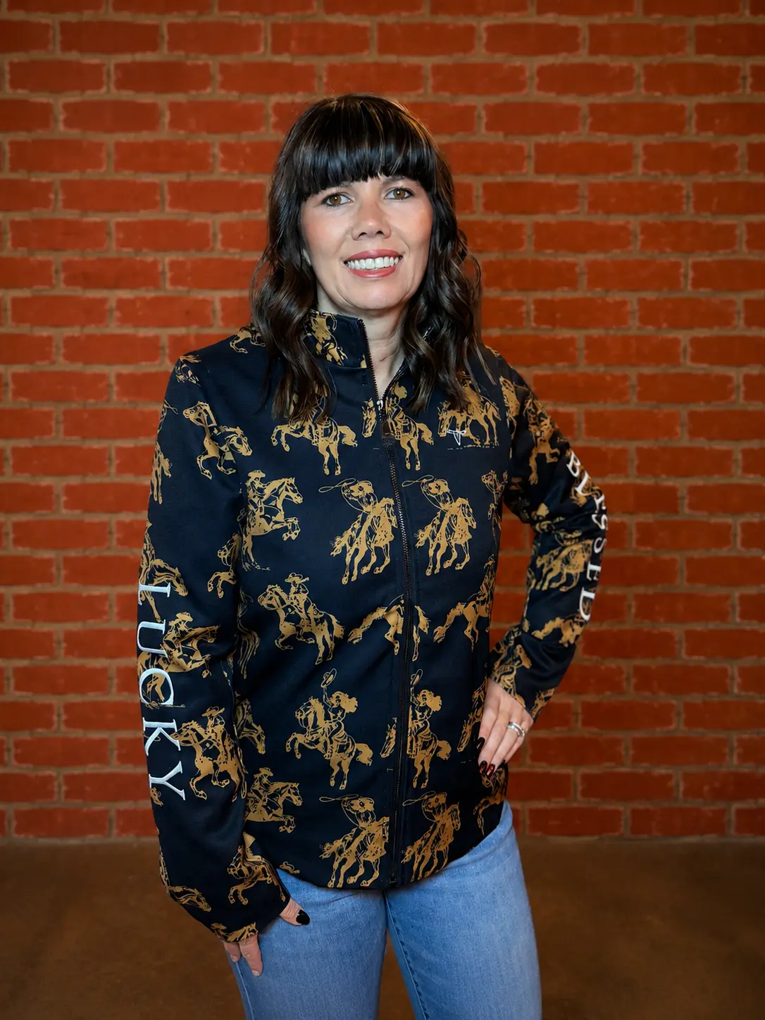 Lucky and Blessed Roping and Riding Jacket