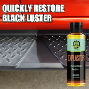 100ML Car Plastic Restorer, Back to Gloss, Car Products, Plastic Restore, Auto Polish, Repair Coating, Renovator, Durable Finish