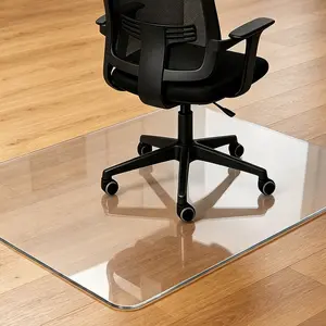 Clear Chair Mat, Hard Floor Use, Transparent Office Home Floor Protector mat Chairmats Wood/Tile Protection Mat for Office & Home (36" X 48" Rectangle)