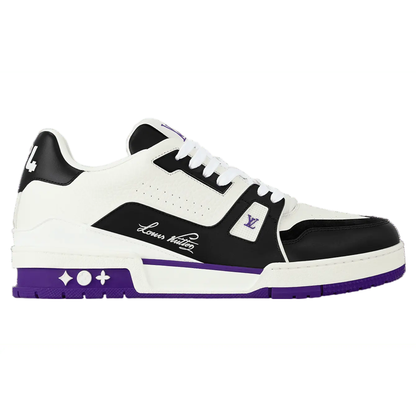 Louis Vuitton LV Trainer Violet Black White