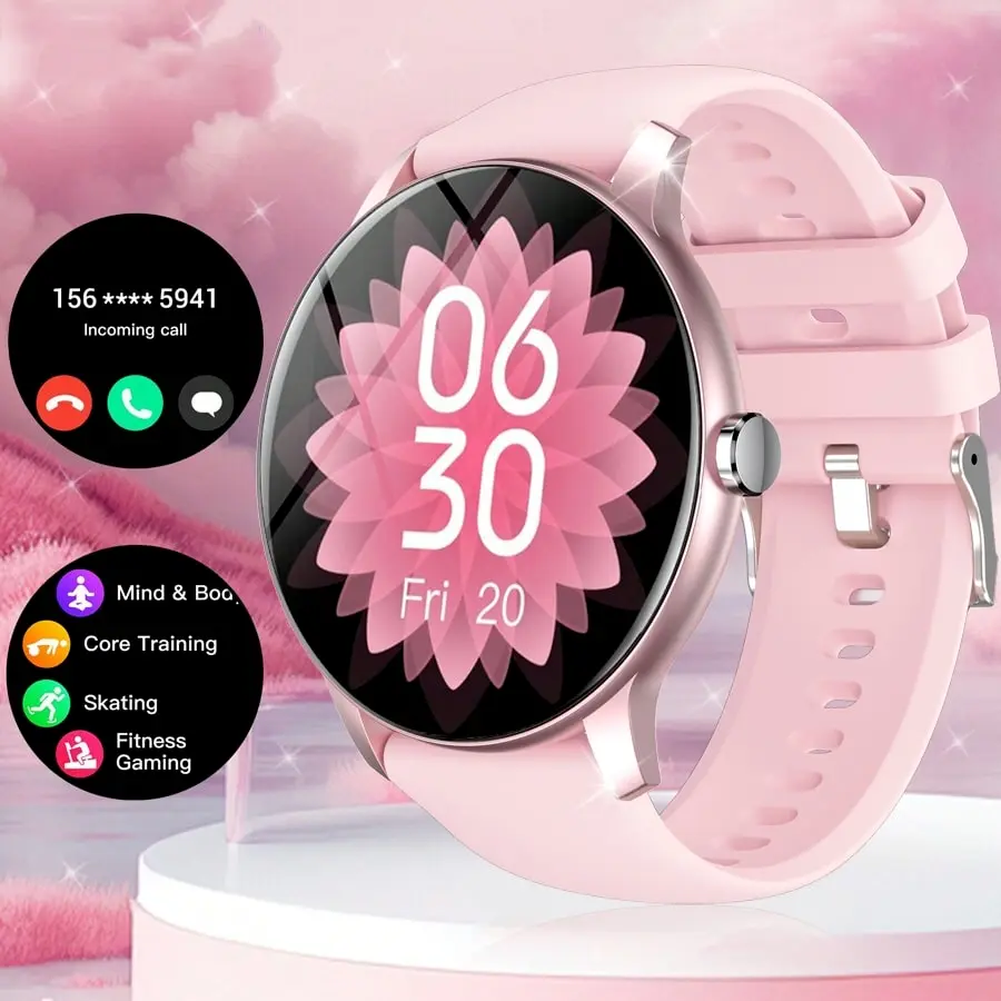 Smart Watch with Bluetooth-compatible, Wireless Calling & Dialing, Sports Tracking Smartwatch with Multi-Sport Modes, Call & Message Alerts, Outdoor Wearable Device, Smartwatch with Calls, Multifunctional Smartwatch, Digital Smart Watch