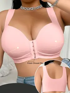 Plus Size Confidence-Boosting Underwire Bra | Comfortable Full Coverage Supportive Lingerie for Curvy Women, Fabric, Breathable