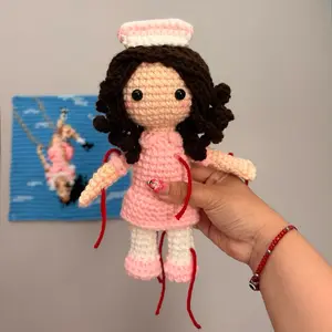 UNRAVELED CROCHET DOLL