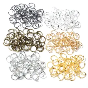 Open Loop Jump Rings 200pcs 4 5 6 7 8 10 mm Open JumpRings for DIY Jewelry Making Findings Connector Supplies