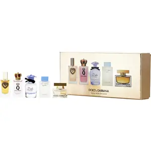 Dolce & Gabbana Variety Set-5 Piece Womens Mini Variety With Devotion Edp & Q Edp & Blue Jasmine Edp & The One Edp & Light Blue Edt And All Are 0.15 Oz Minis For Women
