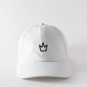 The Disciple White Hat with Crown Embroidery Classic Design Spiritual Significance Faith Statement