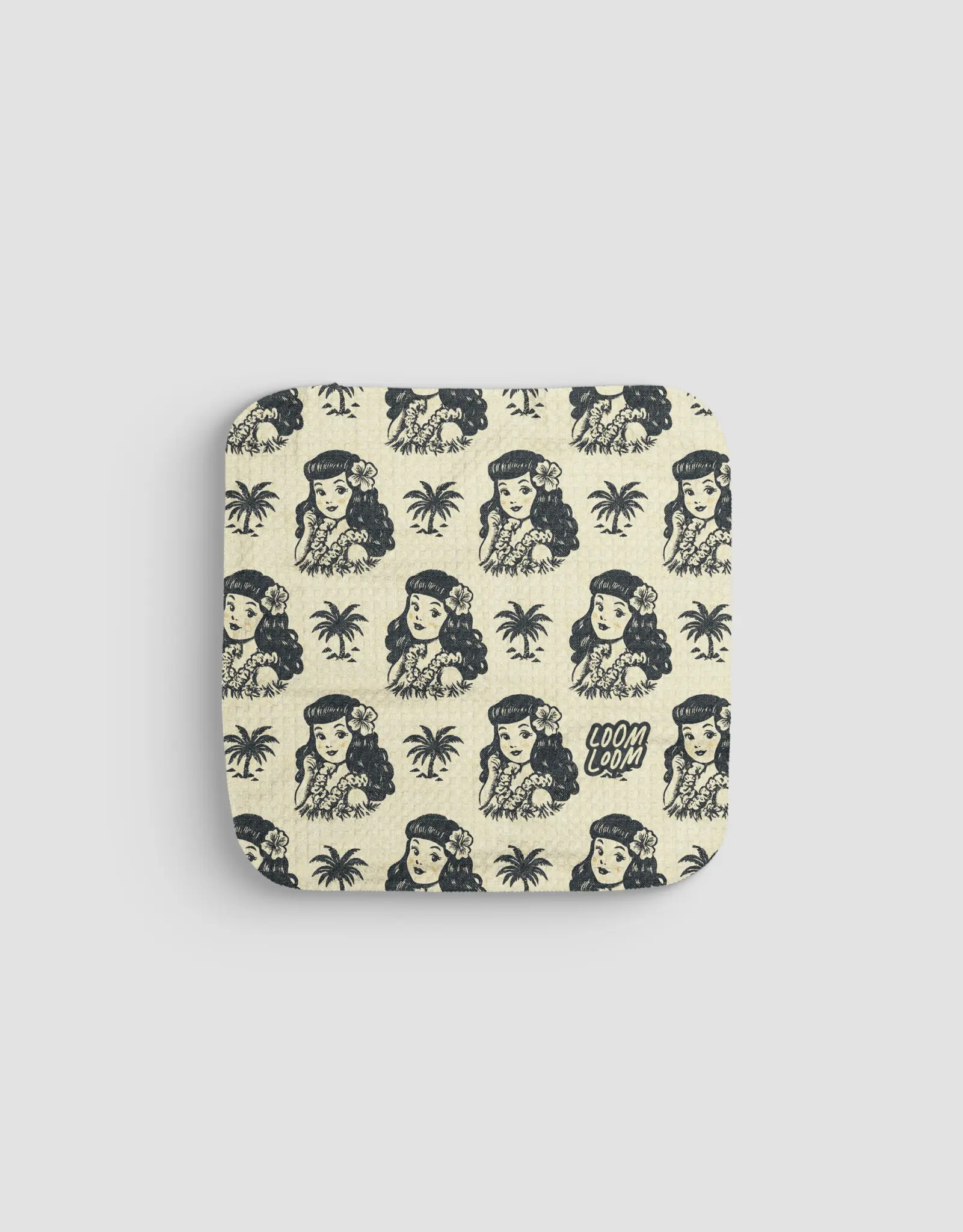 Hula 2 Dishcloth Set - Double-Sided Print Quick-Dry Kitchen Cleaning Cloth