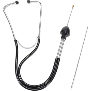 Car Mechanic Stethoscope - Stainless Steel Automotive Engine Diagnostic Tool with Threaded End and 2 Probes, Universal Fit for Car, Truck, SUV, Motorcycle, RV